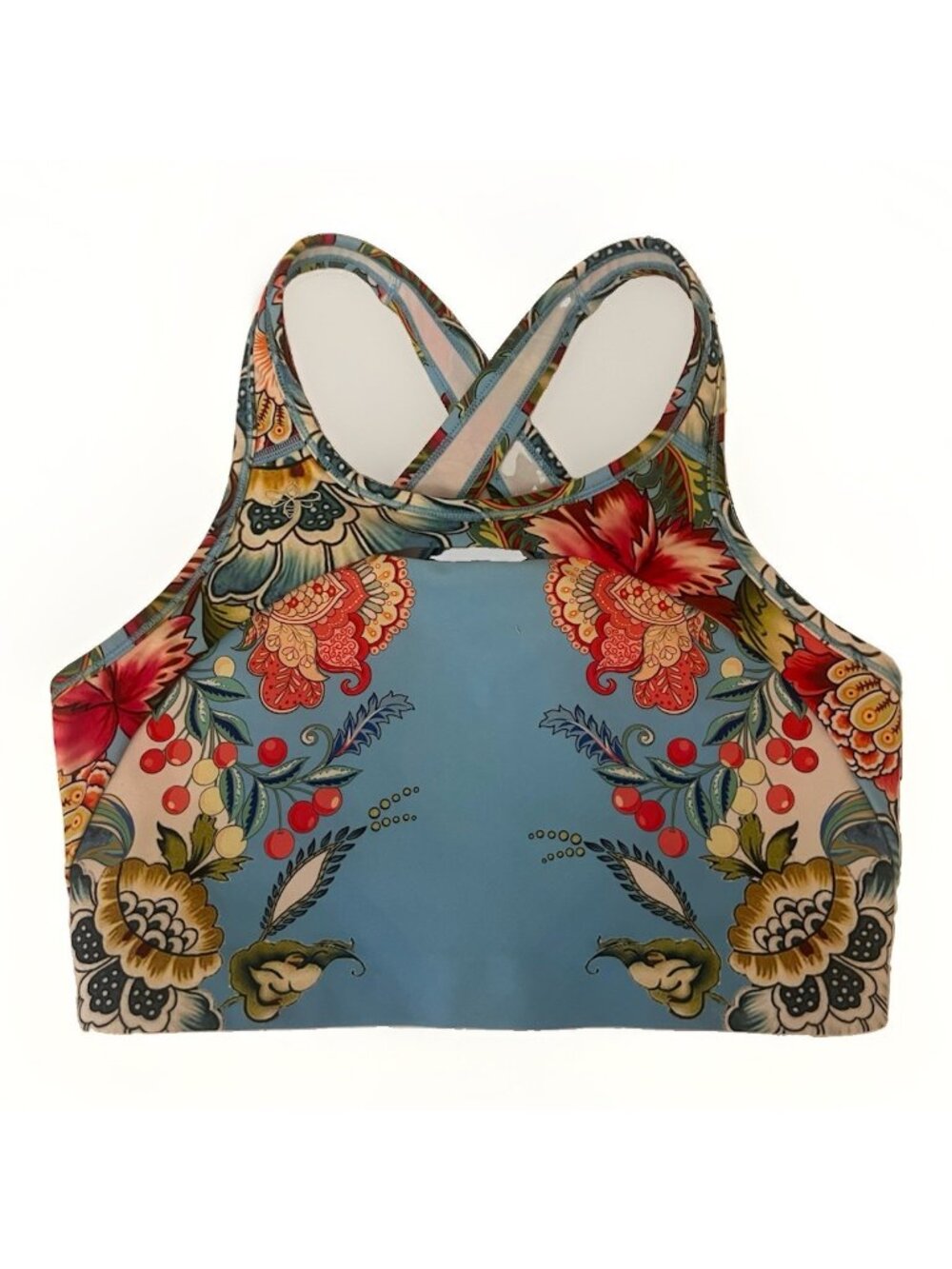Johnny Was Active Floral Active Sports Bra Small EUC.       Hh